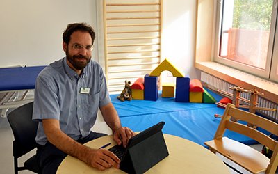 Dr. Johannes Stoffels, Ärztlicher Leiter des SPZ und Oberarzt der Klinik für Kinder und Jugendliche am Josefinum